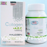 Коллаген с витаминами А, Е, С, Collagen AHLOZEN 12000 мг США 180 капсул